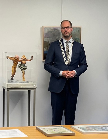 opening expo 2021 burgemeester Landsmeer